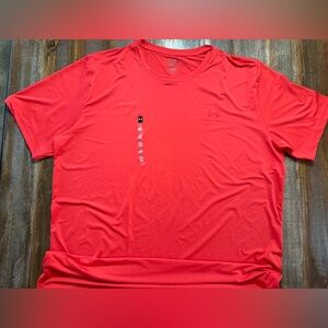 Under Armour Men's Red Short Sleeve Tee